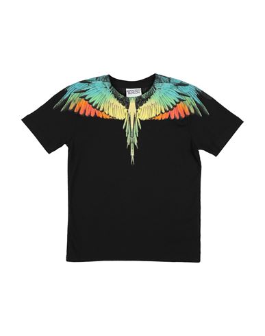 Marcelo Burlon County Of Milan Babies' Marcelo Burlon Toddler Boy T-shirt Black Size 6 Cotton