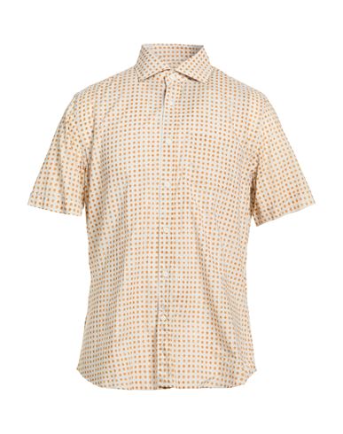 Glanshirt By Slowear Man Shirt Ivory Size 16 Cotton In Blue