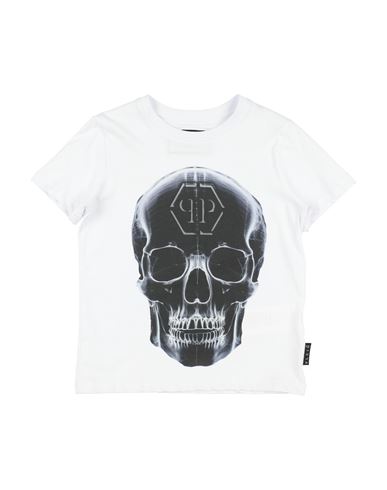 Philipp Plein Babies'  Toddler Boy T-shirt White Size 6 Cotton