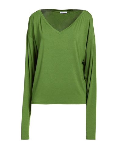 Patrizia Pepe Woman T-shirt Green Size 2 Viscose, Elastane
