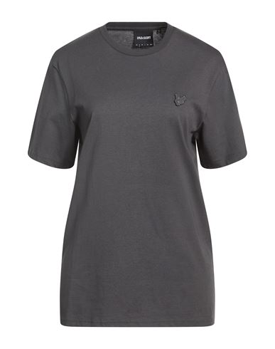 Lyle & Scott Woman T-shirt Charcoal Size S Cotton In Gray