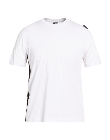 Ea7 Man T-shirt White Size Xxl Cotton