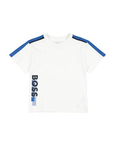 Hugo Boss Babies' Boss Toddler Boy T-shirt White Size 6 Cotton, Elastane