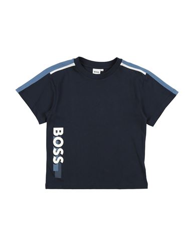 Hugo Boss Babies' Boss Toddler Boy T-shirt Midnight Blue Size 6 Cotton, Elastane
