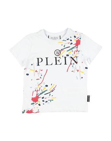 Philipp Plein Babies'  Toddler Boy T-shirt White Size 4 Cotton