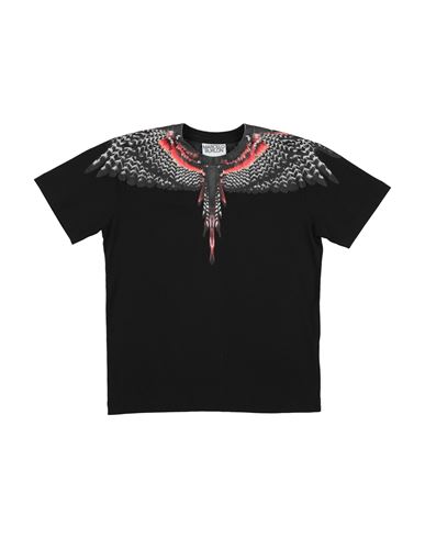 Marcelo Burlon County Of Milan Babies' Marcelo Burlon Toddler Boy T-shirt Black Size 6 Cotton
