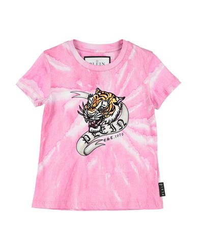 Philipp Plein Babies'  Toddler Girl T-shirt Fuchsia Size 6 Cotton In Pink