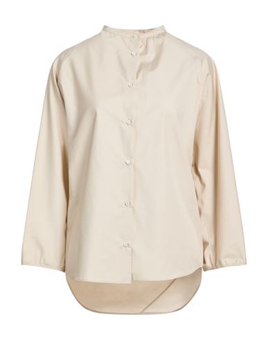 Aspesi Woman Shirt Beige Size S Cotton In Neutral