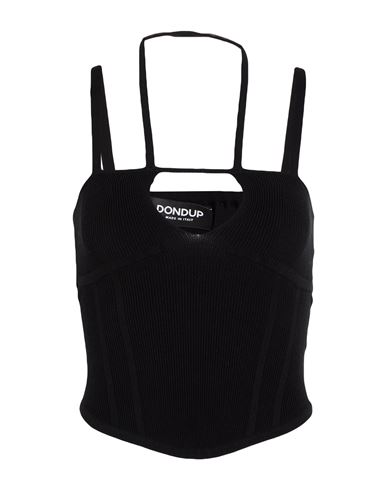 Dondup Woman Top Black Size M Polyamide, Elastane
