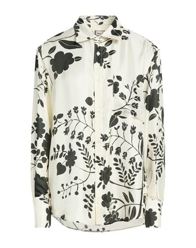 Paul & Joe Woman Shirt Ivory Size L Silk In Multi