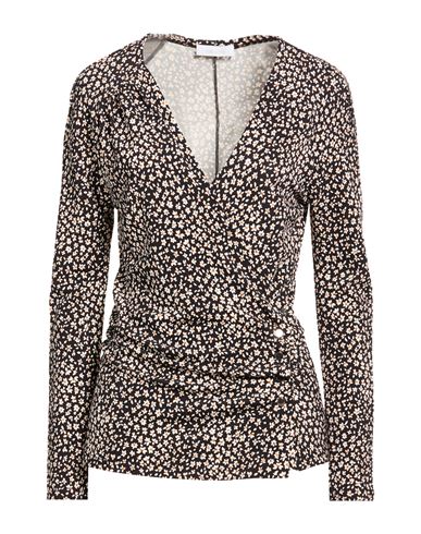 Rabanne Woman Top Black Size 8 Viscose, Elastane