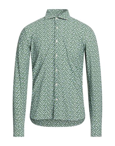 Ghirardelli Next Man Shirt Green Size 15 ½ Polyamide, Elastane