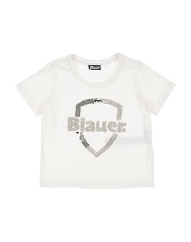 Blauer . Toddler Girl T-shirt White Size 4 Cotton In White