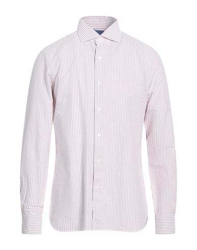 Dandylife By Barba Napoli Man Shirt Antique Rose Size 16 ½ Cotton In Pink