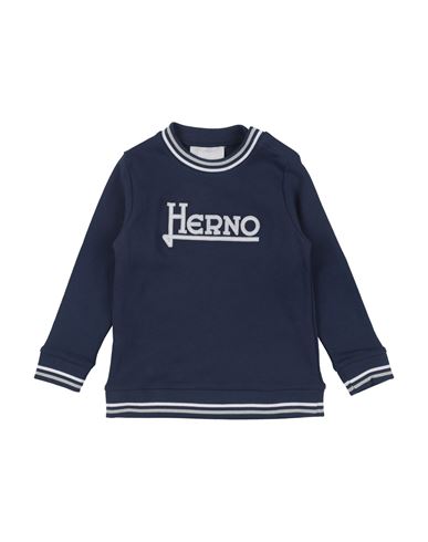 Herno Babies'  Toddler Boy Sweatshirt Navy Size 4 Cotton, Polyester In Blue
