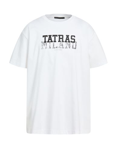 Tatras Man T-shirt White Size 6 Cotton