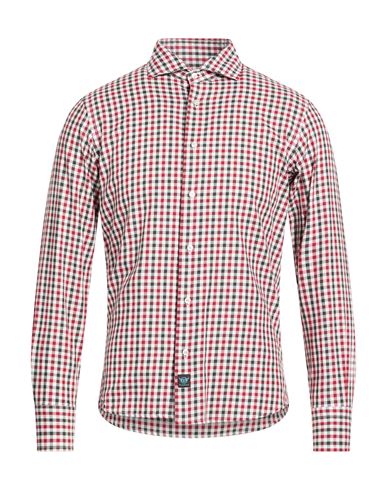 Brouback Man Shirt Red Size 15 ½ Cotton