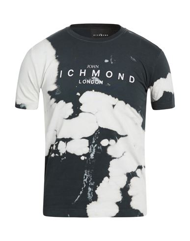 John Richmond Man T-shirt Black Size L Cotton
