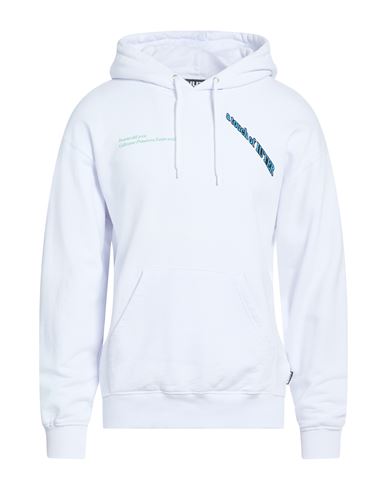 Iuter Man Sweatshirt White Size Xl Cotton In White