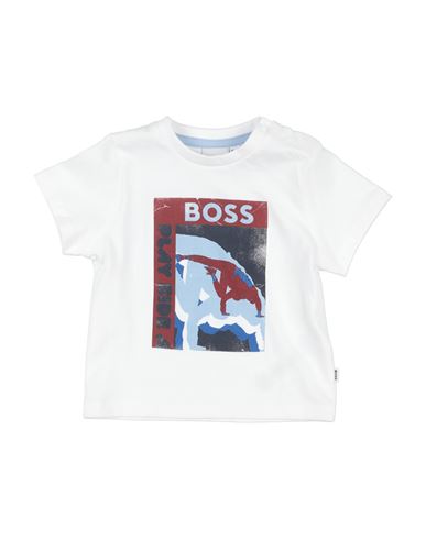 Hugo Boss Boss Newborn Boy T-shirt White Size 3 Cotton In White