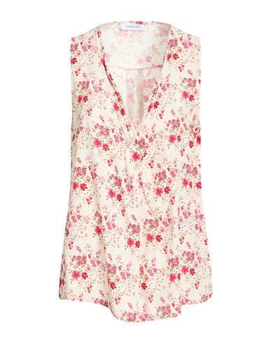 Giorgia  & Johns Giorgia & Johns Woman Top Beige Size L Viscose In Multi