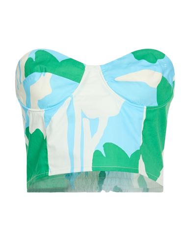 Suoli Woman Top Green Size 8 Cotton