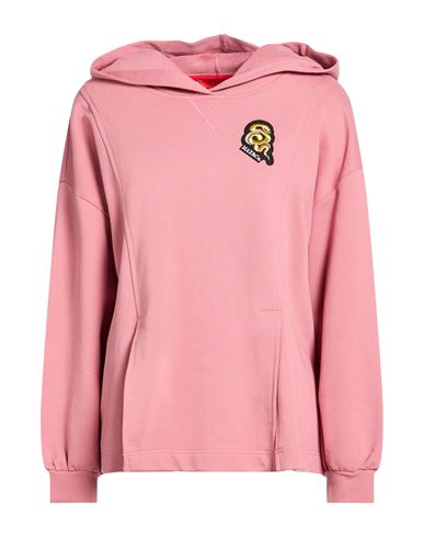 Max & Co . Woman Sweatshirt Antique Rose Size M Cotton In Pink