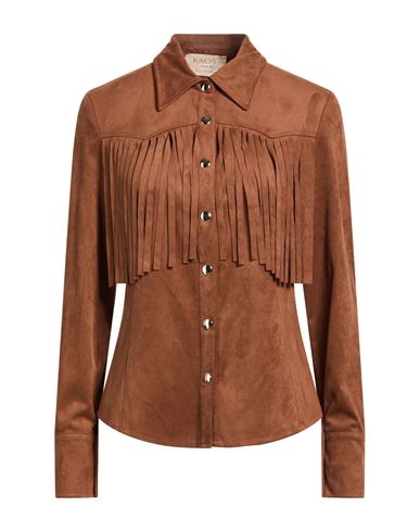 Camisa Mujer Marrón 36,38,40 Mujer