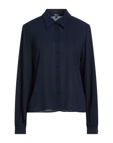 Siste's Woman Shirt Midnight Blue Size L Recycled Polyester, Polyester