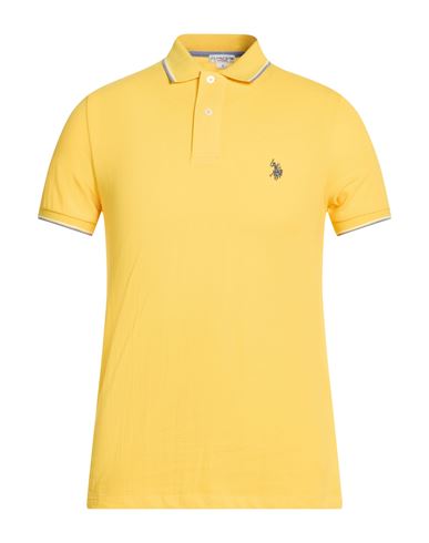 Poloshirt Herren Gelb S Herren