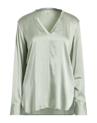 Antonelli Woman Top Sage Green Size 6 Silk, Acetate