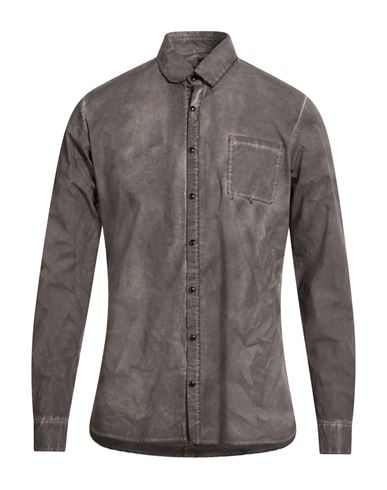 Hemd Herren Braungrau S Herren