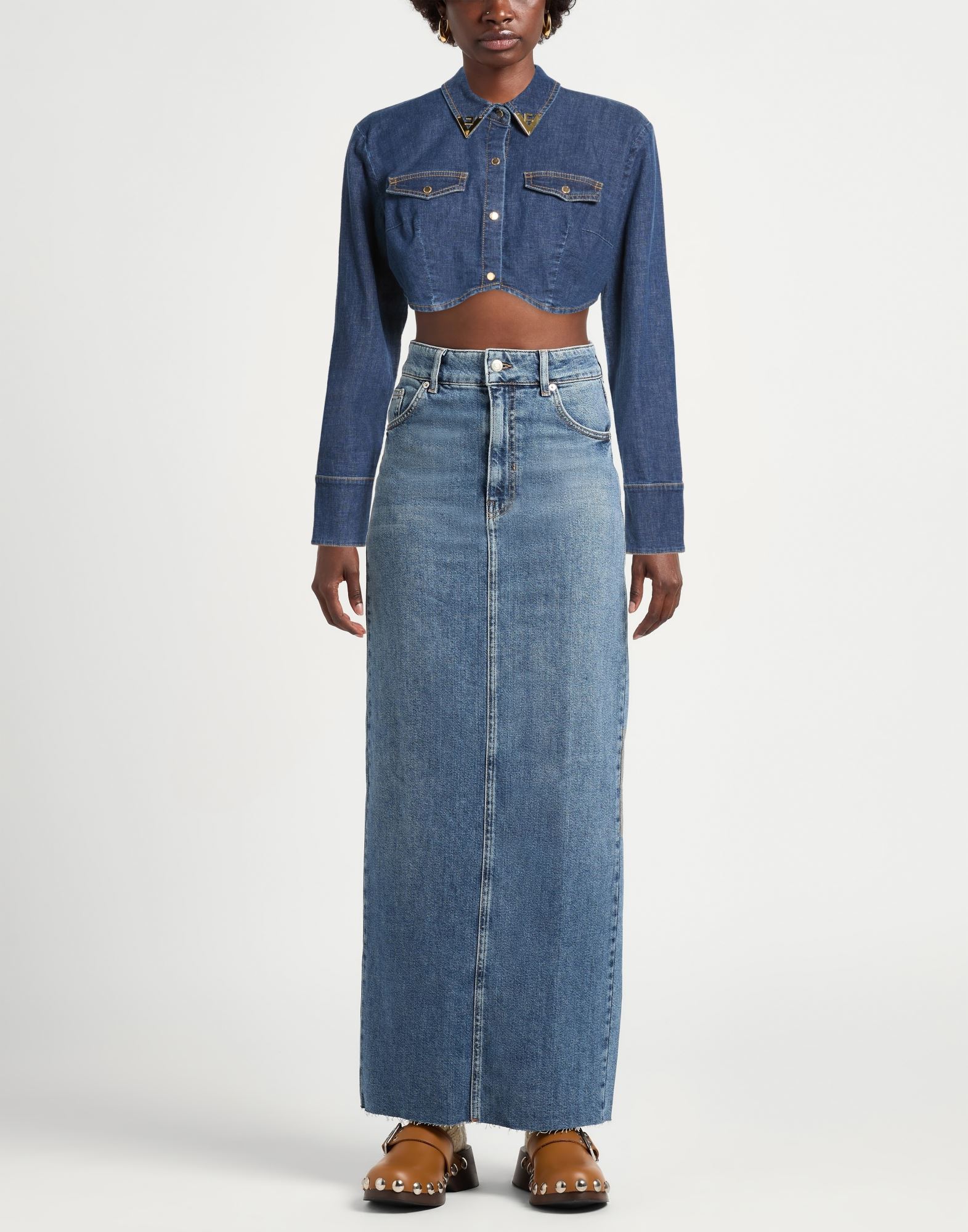  Elisabetta Franchi - Tops - Jeanshemden - On Yoox.com 