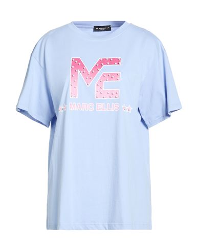 Marc Ellis Woman T-shirt Sky Blue Size Xl Cotton