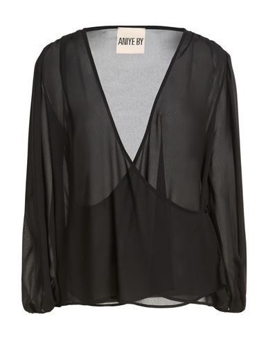 Aniye By Woman Top Black Size M Polyester