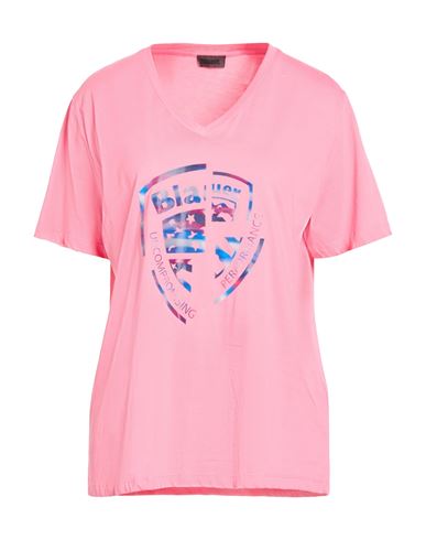 Blauer . Woman T-shirt Pink Size M Cotton