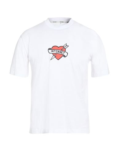 Sunnei Man T-shirt White Size S Cotton