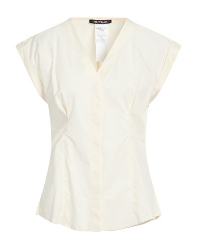 Pennyblack Woman Shirt Ivory Size 6 Cotton In White