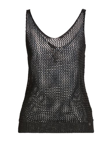 Please Woman Top Black Size Onesize Viscose, Metal