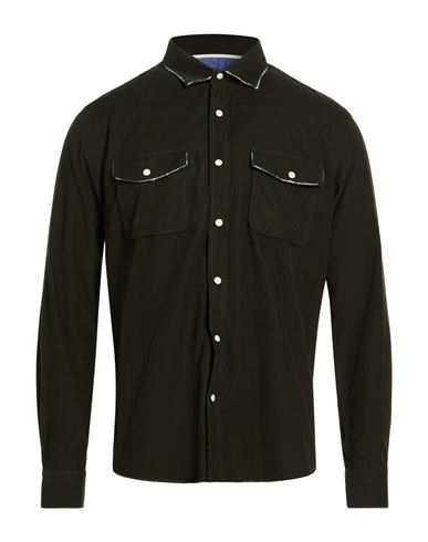 Bl.11  Block Eleven Bl.11 Block Eleven Man Shirt Charcoal Size Xxl Cotton In Gray