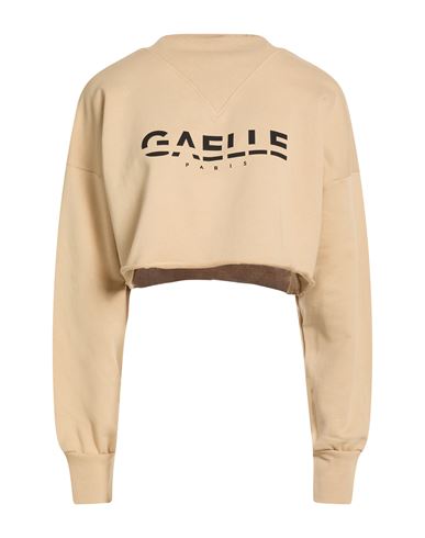 Gaelle Paris Gaëlle Paris Woman Sweatshirt Beige Size 1 Cotton In Sand