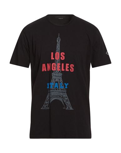 Daniele Alessandrini Man T-shirt Black Size Xl Cotton