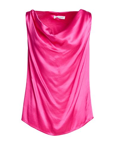 Cafènoir Woman Top Fuchsia Size M Viscose In Pink