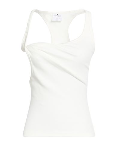 COURRÈGES Tank Top Damen Weiß L,M Damen