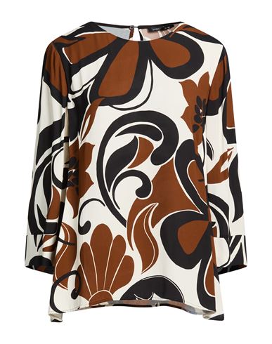 Luisa Cerano Woman Top Cream Size 10 Viscose In White