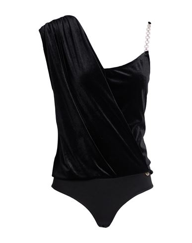 Rinascimento Woman Bodysuit Black Size Xs Polyester, Elastane