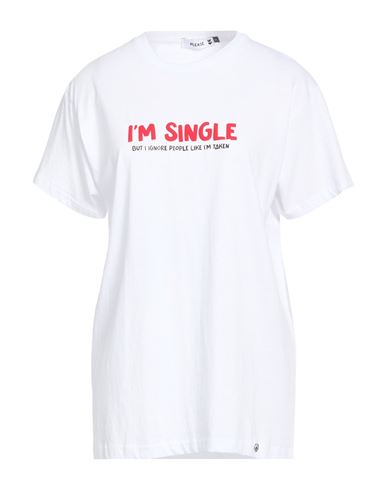 Please N8 Woman T-shirt White Size M Cotton