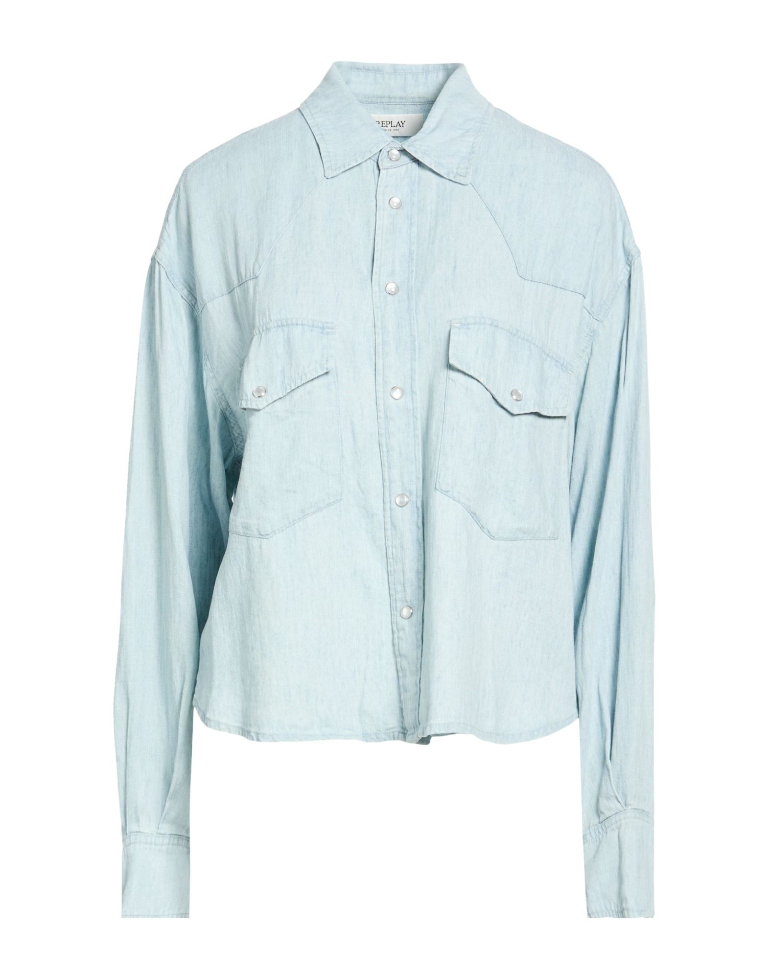  Replay - Camisetas Y Tops - Camisas Vaqueras - On Yoox.com 