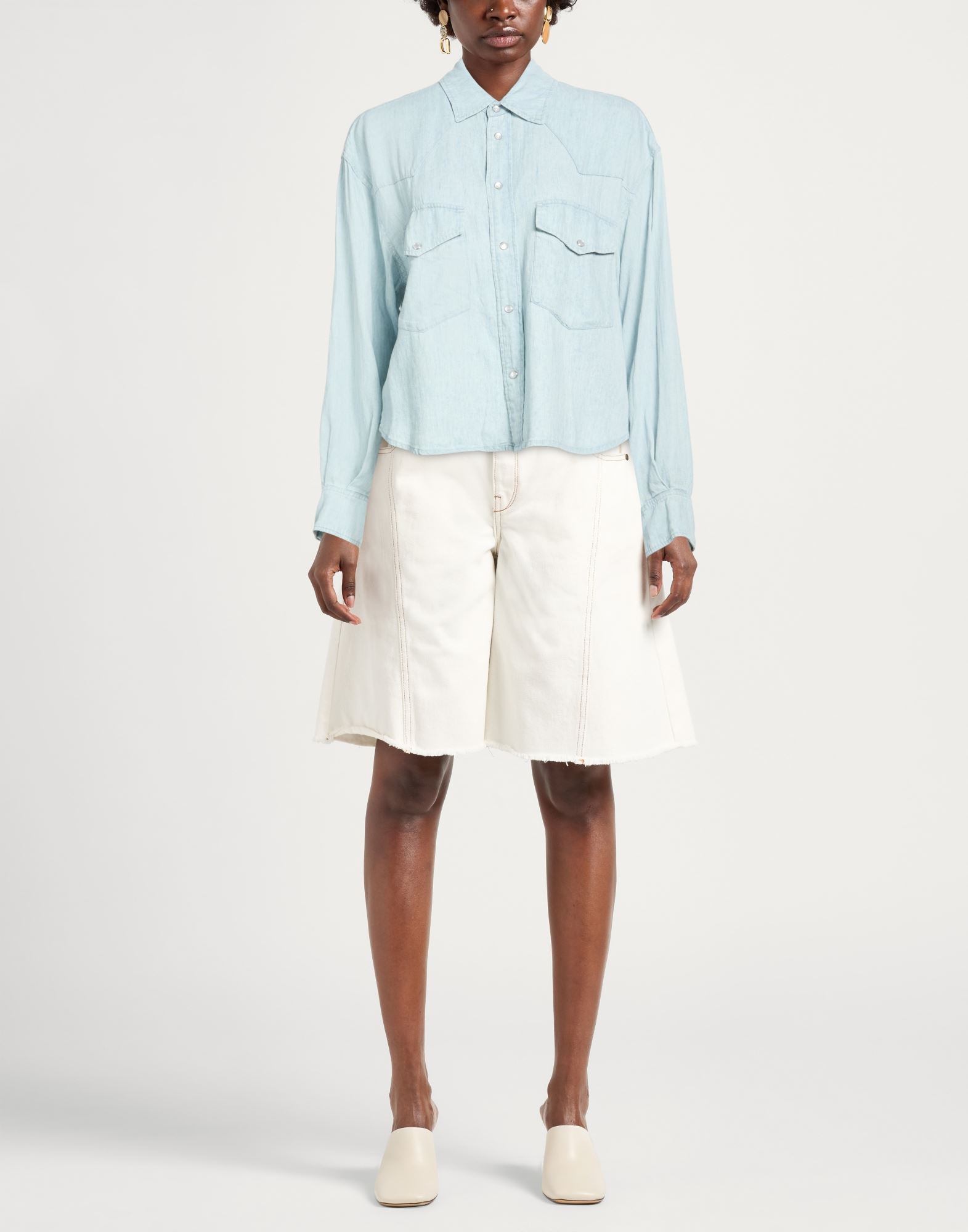  Replay - Camisetas Y Tops - Camisas Vaqueras - On Yoox.com 