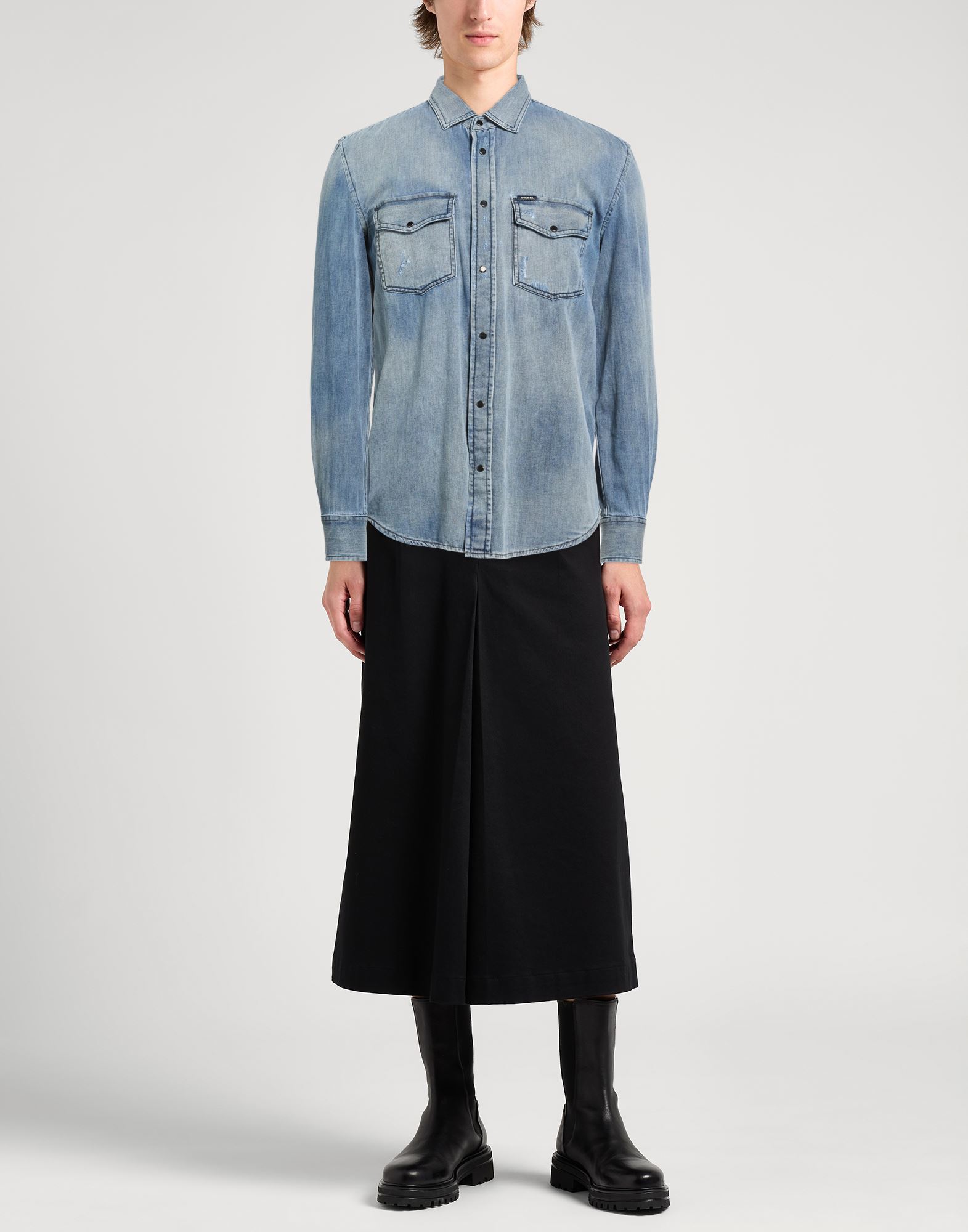  Diesel - Camisetas Y Tops - Camisas Vaqueras - On Yoox.com 